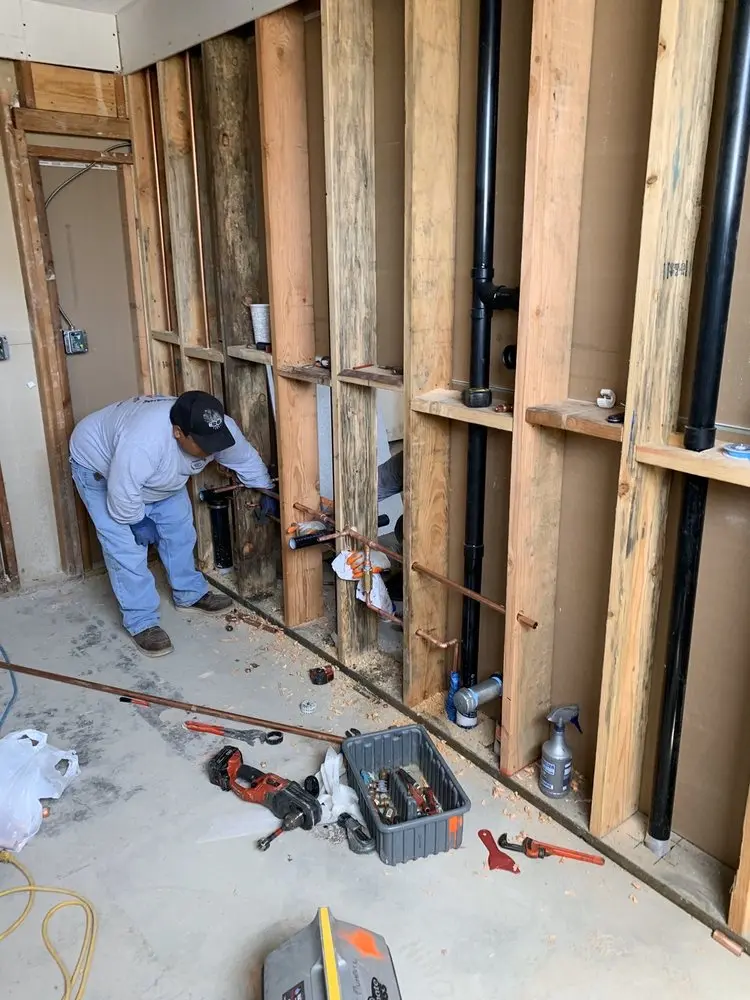 Commercial rough-in plumbing for Commercial Plumbing in Burlingame